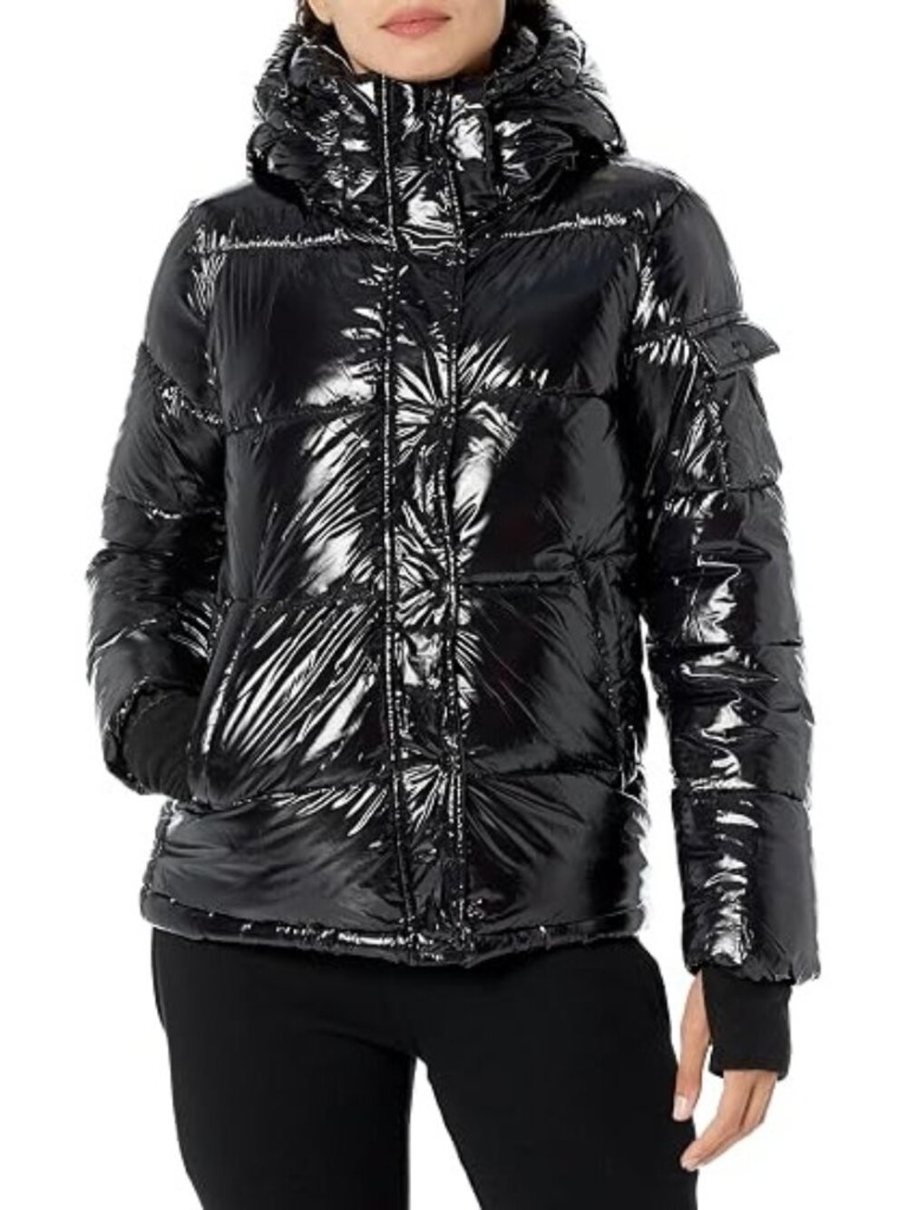 NWT S13 Lacquer Ella Puffer Coat Onyx Size XXS